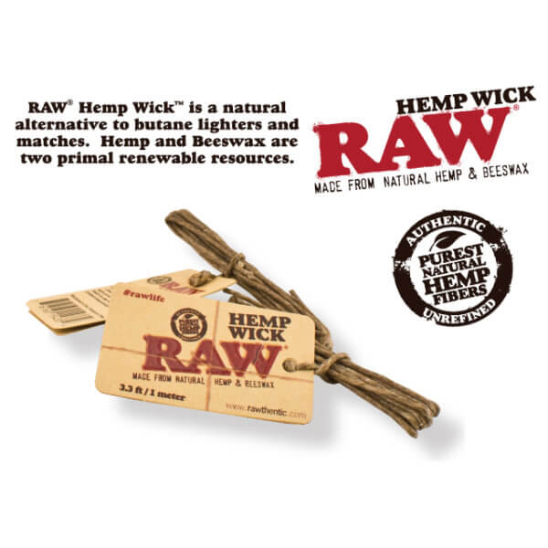 Raw - Hemp Wick