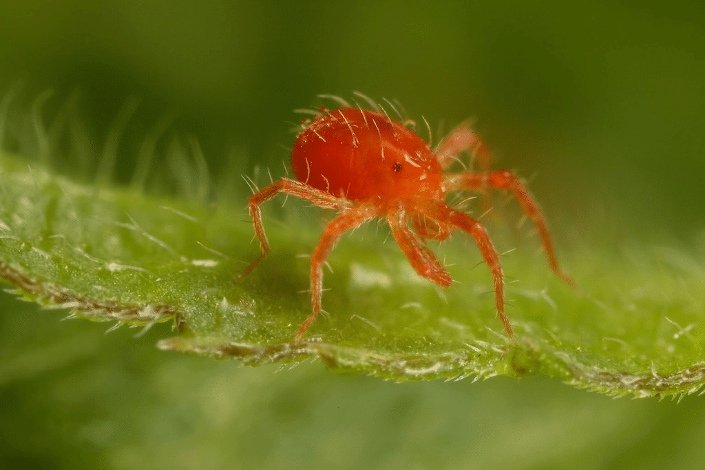 Spider mites on marijuana