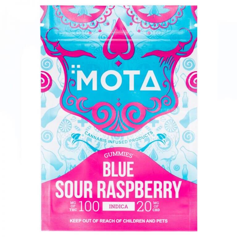 MOTA Indica Blue Raspberry Bottles