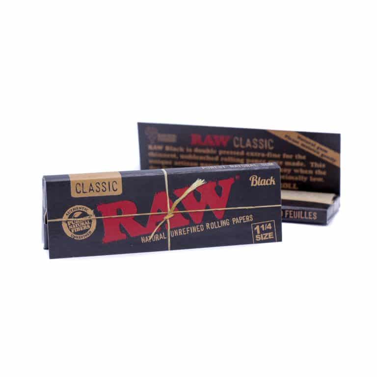 Raw Black - 1 1/4 Rolling Papers