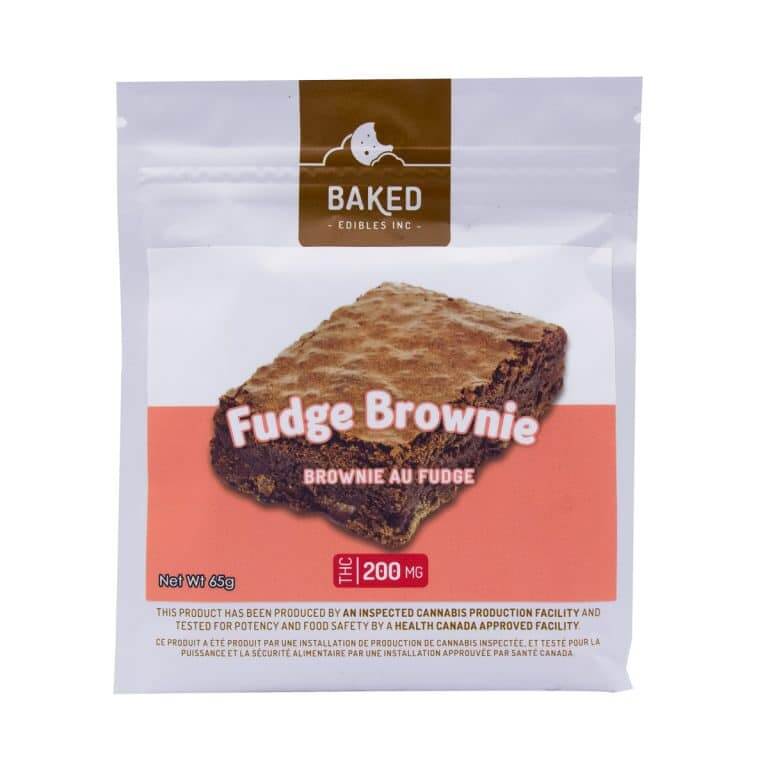Baked Edibles - Fudge Brownie - 200mg
