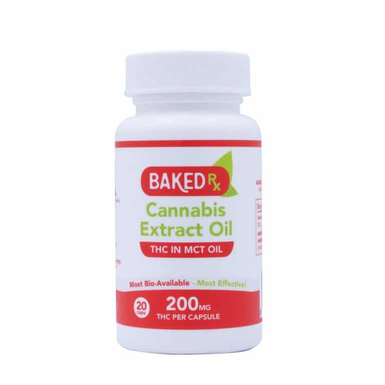 Baked RX - THC Capsules - 200mg