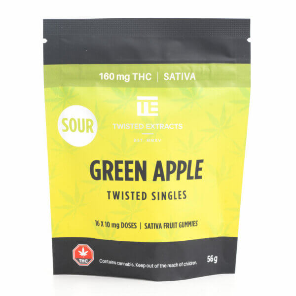TwistedExtracts-Twisted-Singles-160MG-THC-Sour-Green-Apple