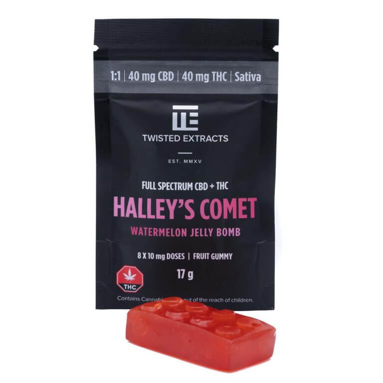Twisted Extracts - Jelly Bomb - Watermelon Halley's Comet - 1:1 Sativa