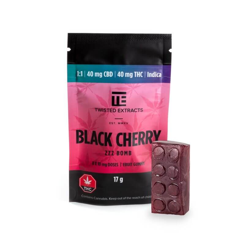 Twisted Extracts - ZZZ Bomb - Black Cherry - 1:1 Indica