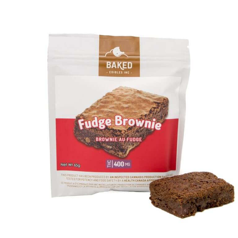Baked Edibles - Fudge Brownie - 400mg