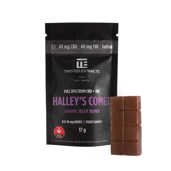 Twisted Extracts - Halleys Comet Grape - 1-1 Sativa