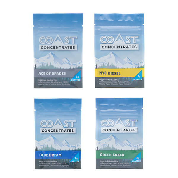 Coast Concentrates - Shatter Pack