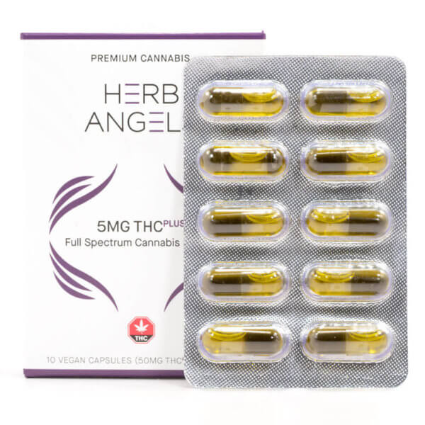 Herbangels 5Mg Thc Full Spectrum Cannabis Capsules