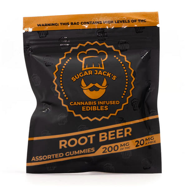 Sugar Jack's 200mg THC Assorted Root Beer Gummies