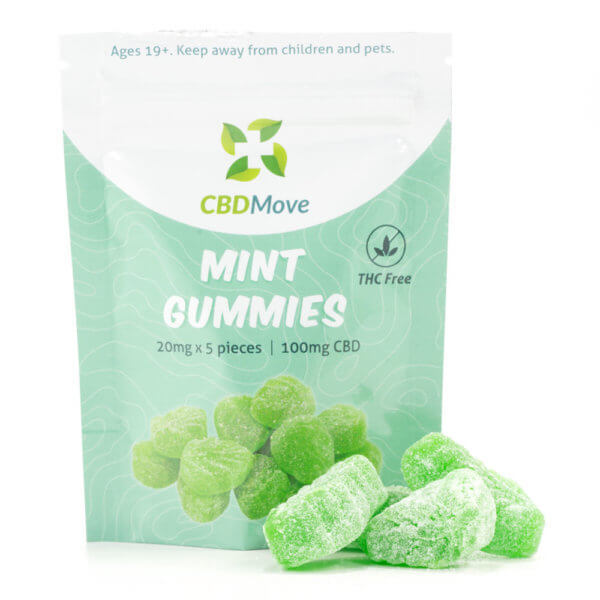 Cbdmove Mint Gummies 100Mg Cbd