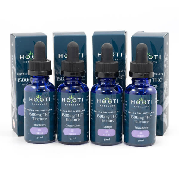 hooti extracts 1500mg indica thc tincture