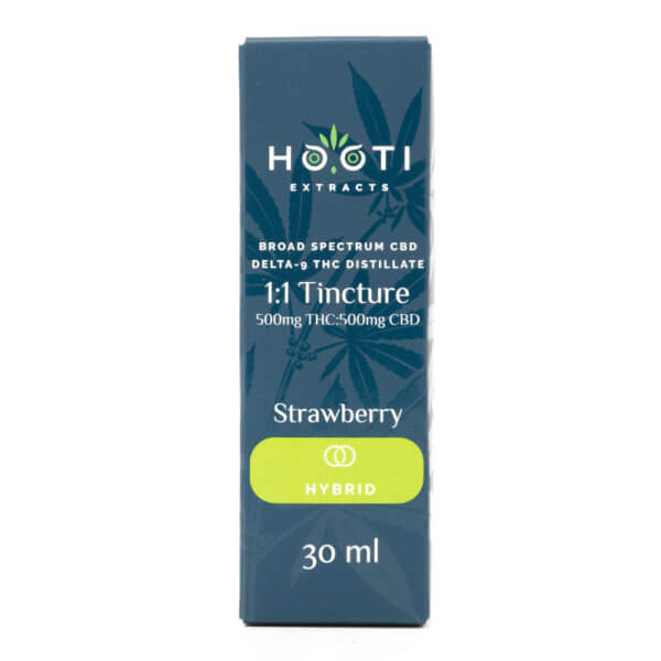 Hooti 500Mg 1To1 Hybrid Tincture Strawberry 2
