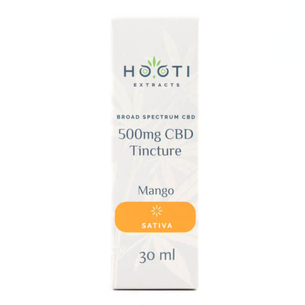Hooti 500Mg Cbd Sativa Tincture Mango 2