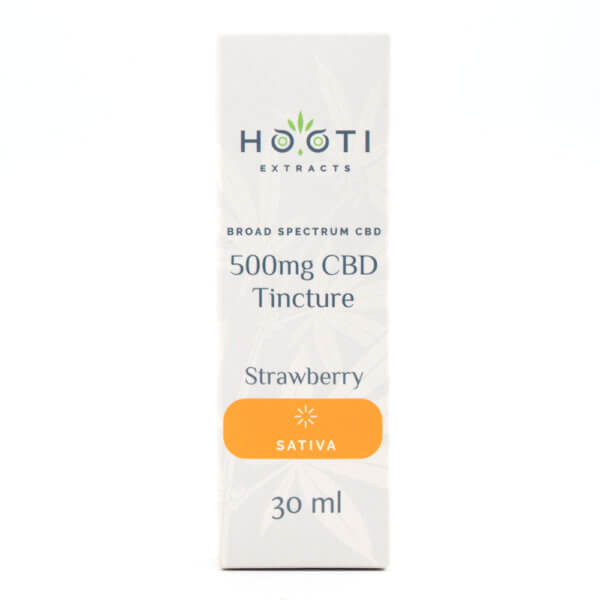 Hooti 500Mg Cbd Sativa Tincture Strawberry 2