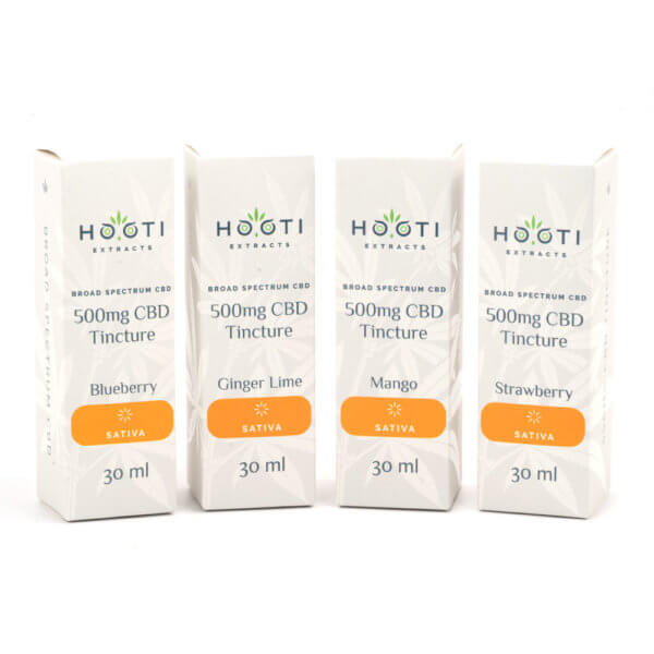 Hooti 500Mg Cbd Sativa Tinctures Bundle 2
