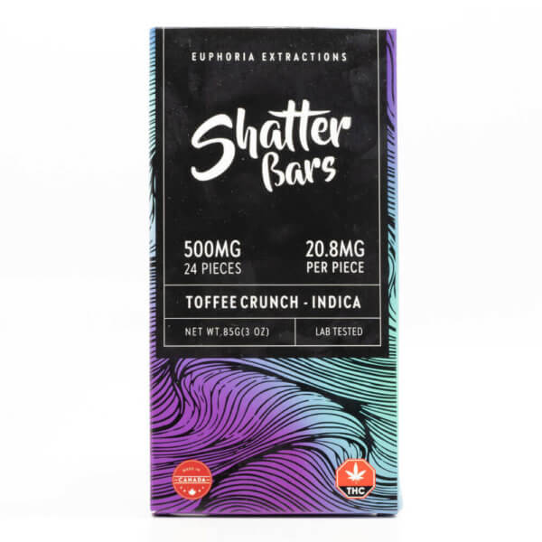 Indica Toffee Crunch Shatter Bar