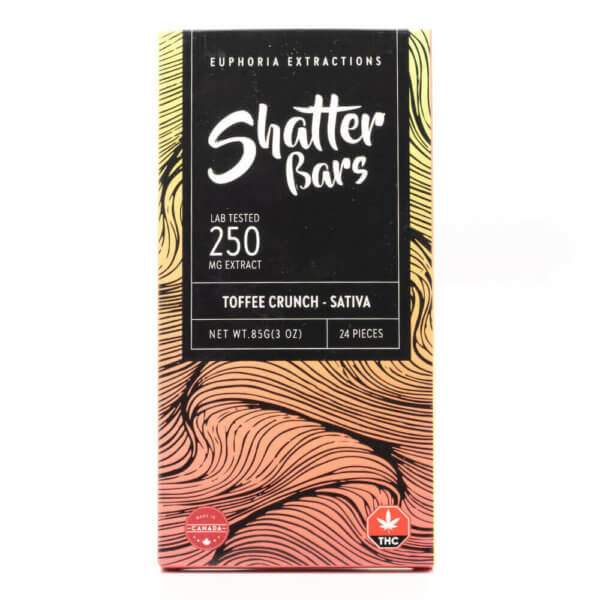 Euphoriaextracts Shatter Bars Toffee Crunch Sativa 250Mg