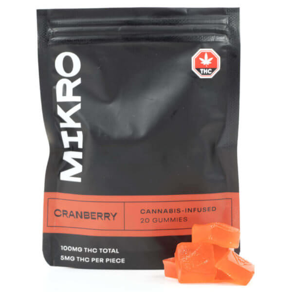 Mikro 100Mg Thc Gummies Cranberry