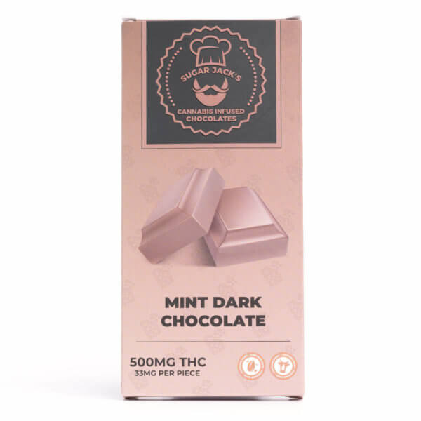 mint dark chocolate bar