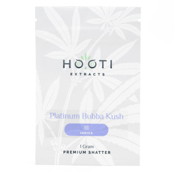 Platinum Bubba Kush Shatter - (Hooti Extracts)