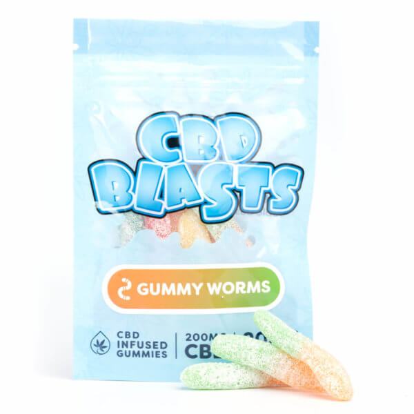 gummy worms cbd blasts gummies