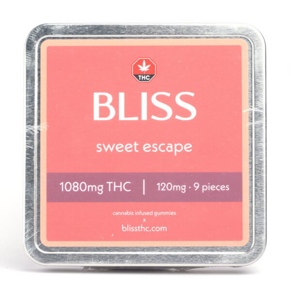Bliss Cannabis Infused Gummies 1080Mg Thc Sweet Escape