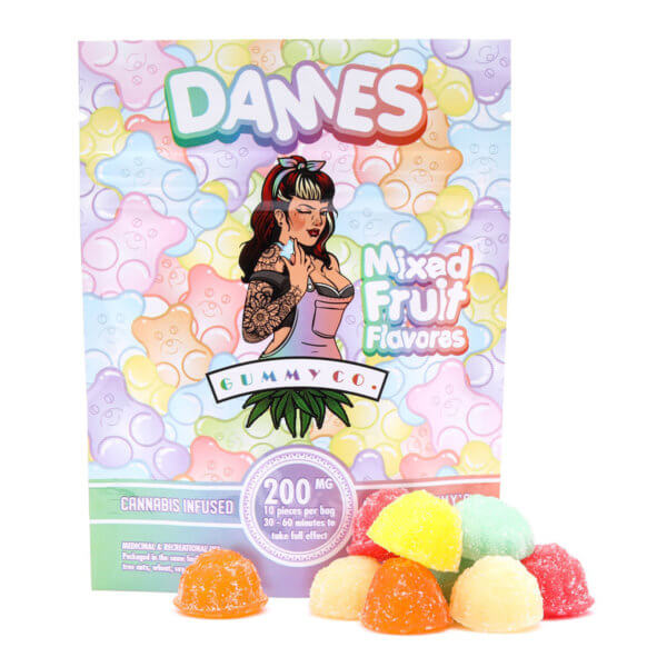 Dames 200Mg Thc Gummies Mixed Fruit