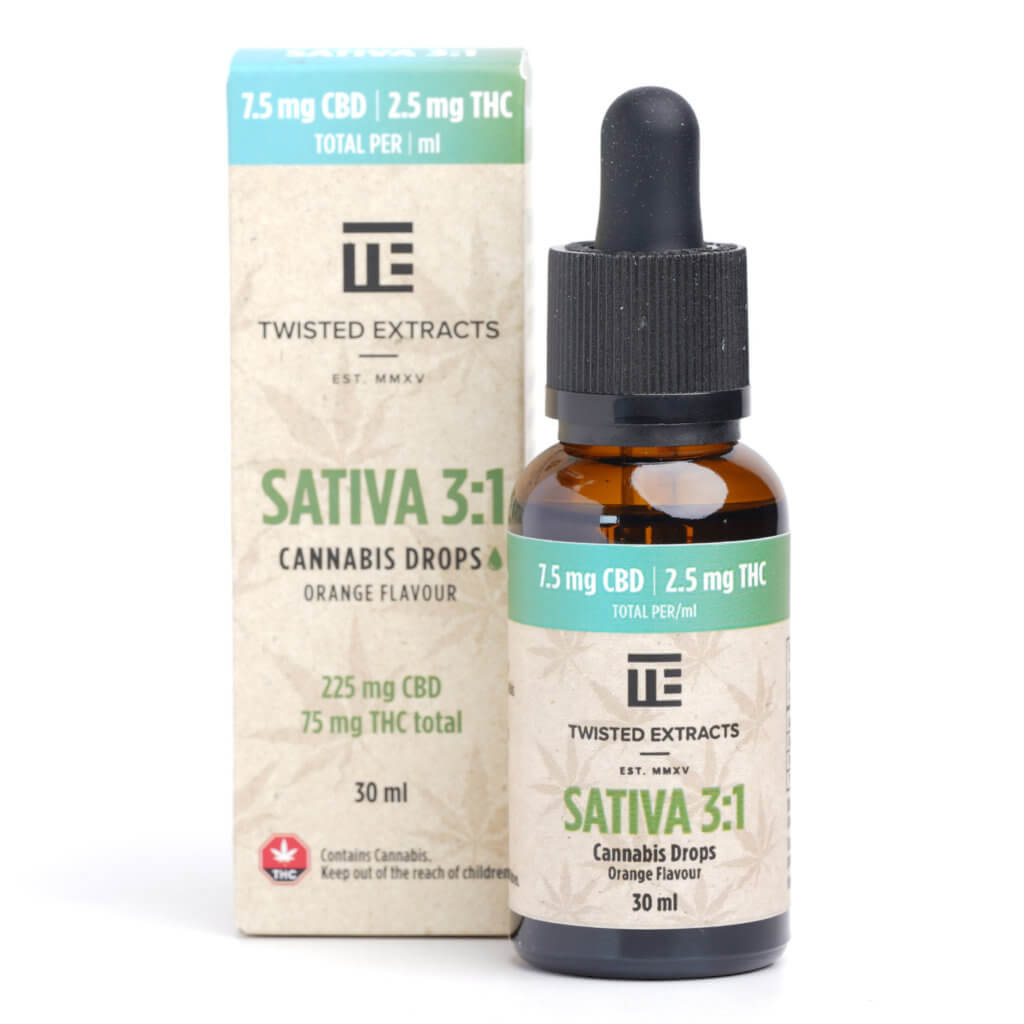 300mg 31 Sativa Orange Drops Twisted Extracts Cannabismo
