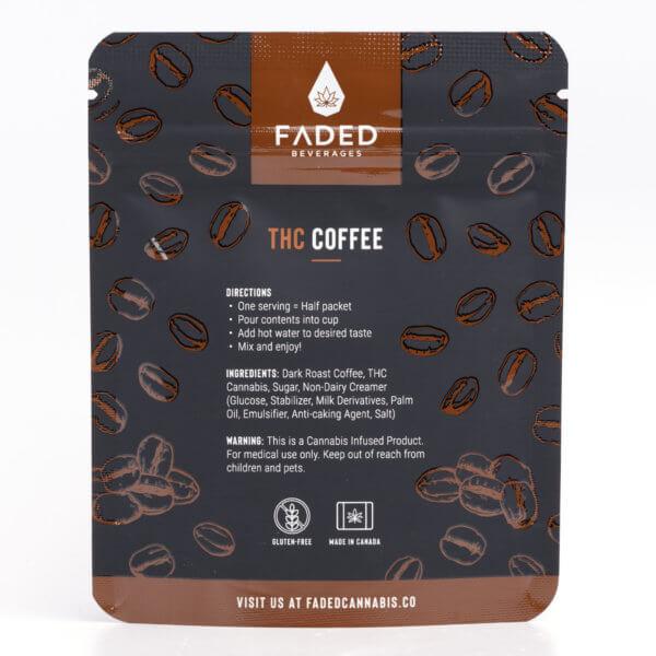 Fadedbeverages Thc Coffee Mix 100Mg Thc 2