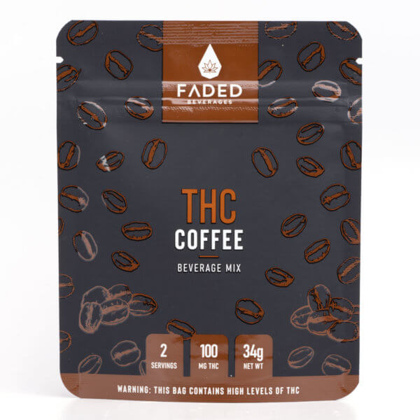 Fadedbeverages Thc Coffee Mix 100Mg Thc