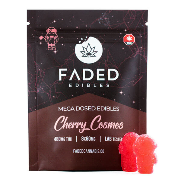Fadededibles 480Mg Thc Gummies Cherry Cosmos 1