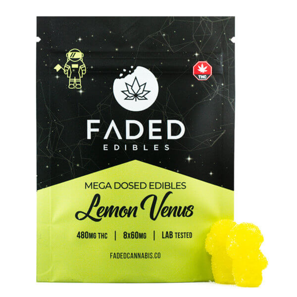 Fadededibles 480Mg Thc Gummies Lemon Venus 1