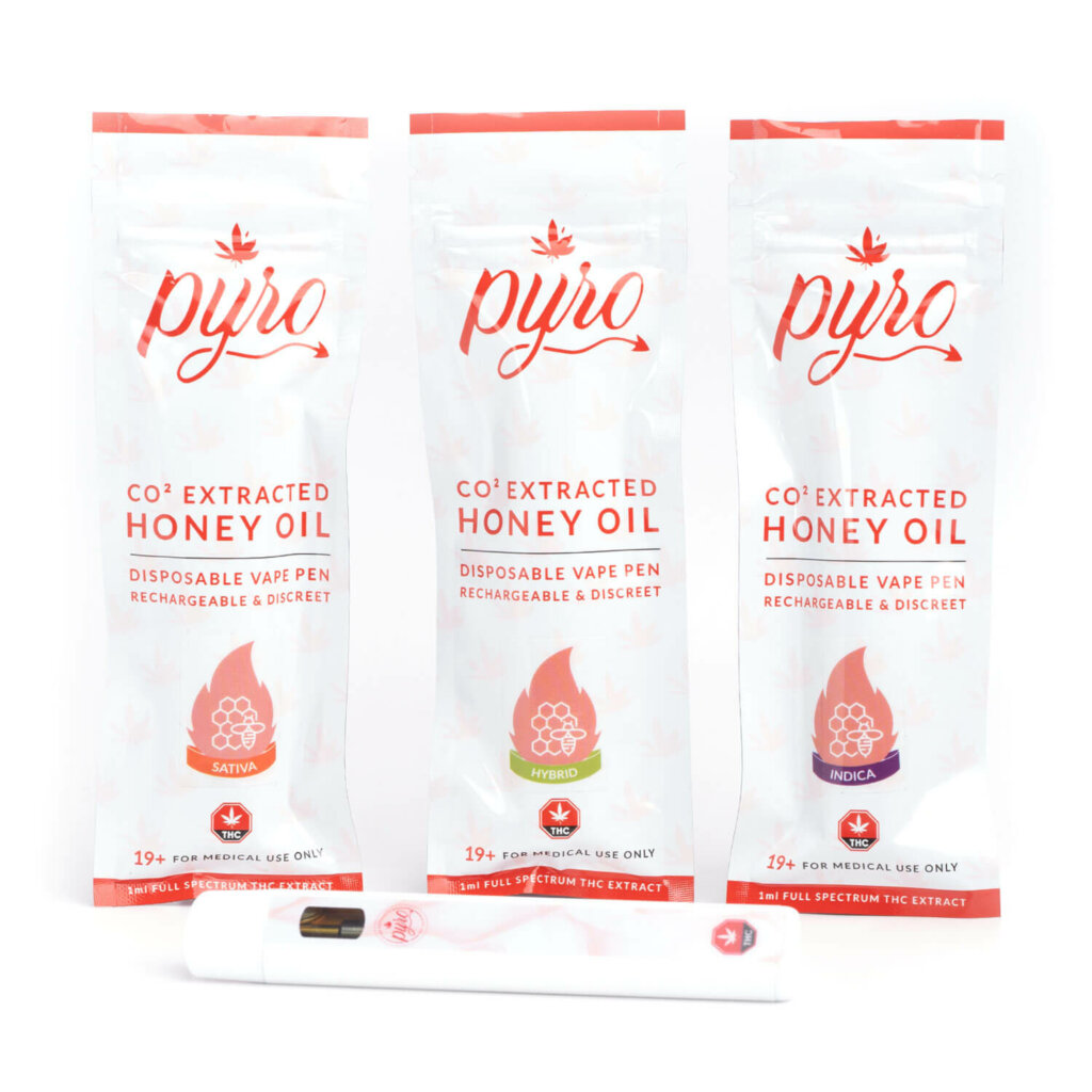Co2 Pyro CO2 Honey Oil Disposable Vapes - Pyro Extracts - Cannabismo