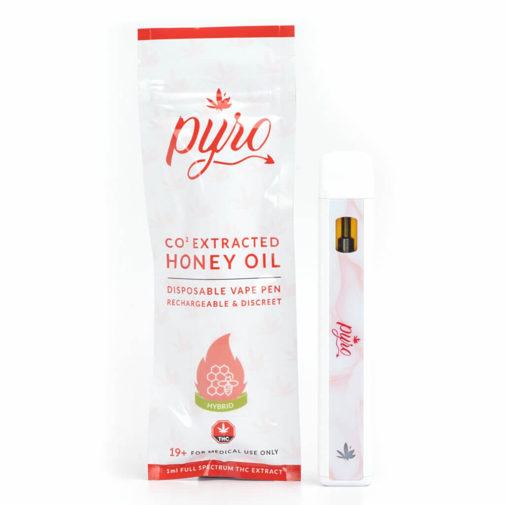 Co2 Pyro CO2 Honey Oil Disposable Vapes - Pyro Extracts - Cannabismo