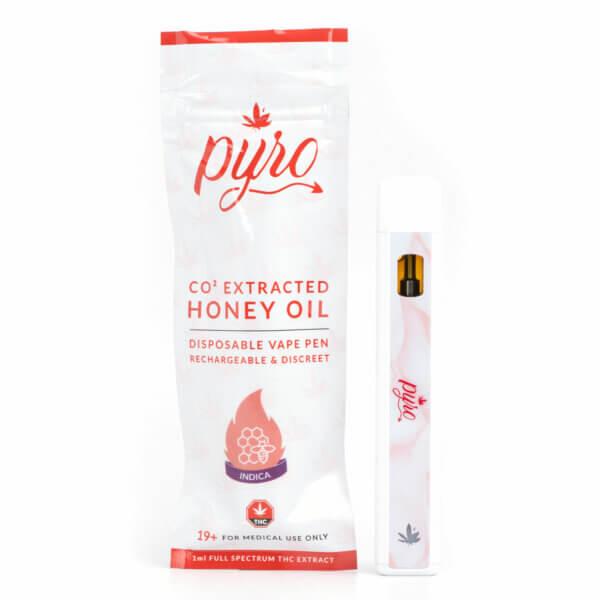 Pyro Extracts Indica Honey Oil Disposable Vape