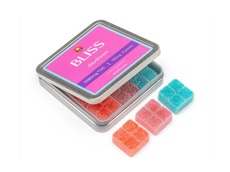 Assorted Party Mix 375mg THC Gummies - Bliss Edibles - Cannabismo