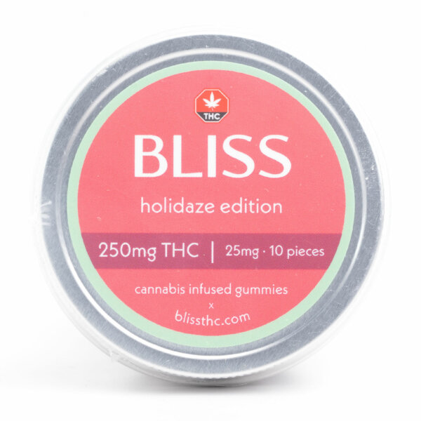 250mg THC Holidze Gummies - Bliss Edibles