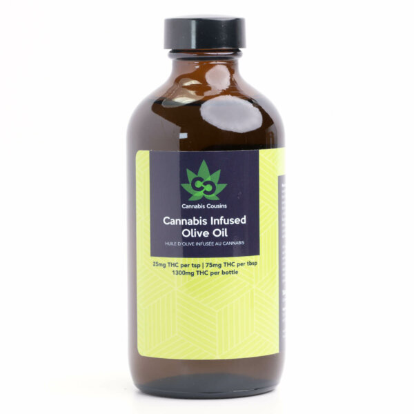 Cannabiscousins Cannabis Infused Olive Oil 1300Mg