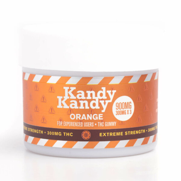 Kandykandy Extreme Strength Thc Gummies 900Mg Orange