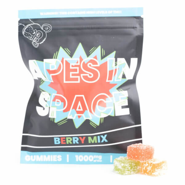 Apesinspace 1000Mg Gummies Berry Mix 1