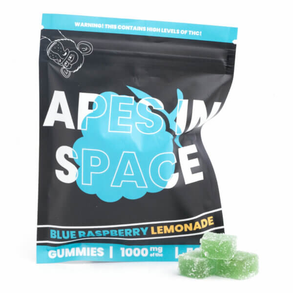 Apesinspace 1000Mg Gummies Blue Raspberry Lemonade 1