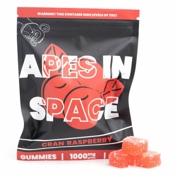 Apesinspace 1000Mg Gummies Cran Raspberry 1