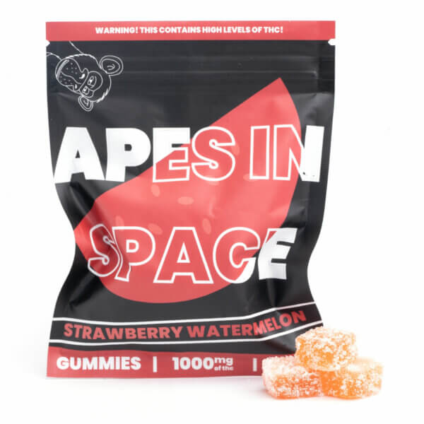Apesinspace 1000Mg Gummies Strawberry Watermelon 1