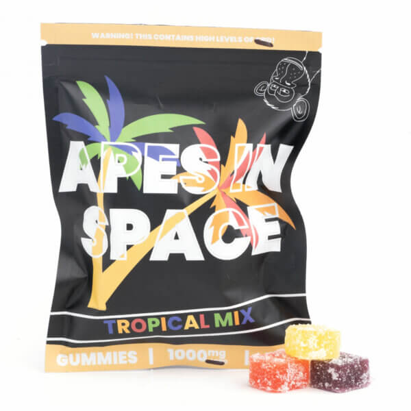 ApesInSpace-1000MG-Gummies-Tropical-Mix