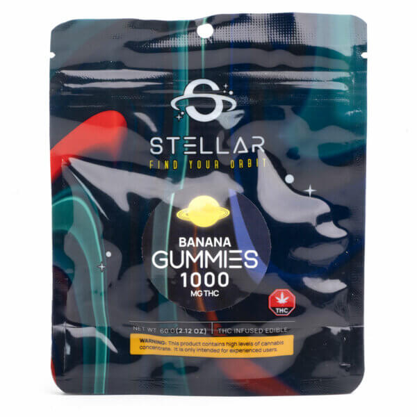 Stellar-THC-Infused-Gummies-Banana-1000MG