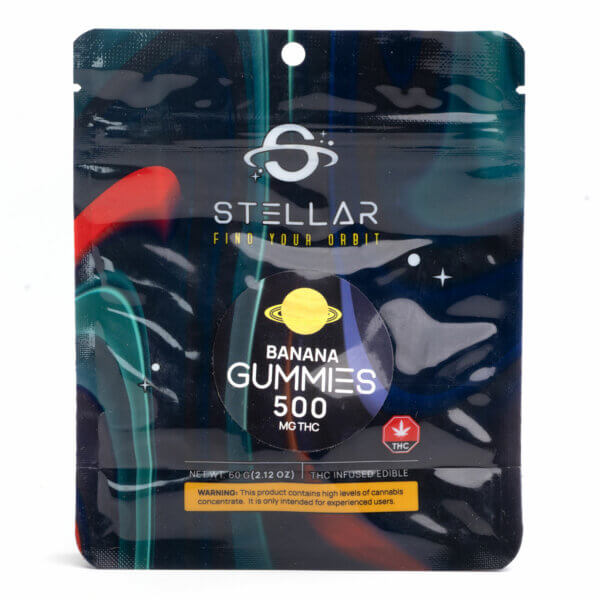 Stellar-THC-Infused-Gummies-Banana-500MG