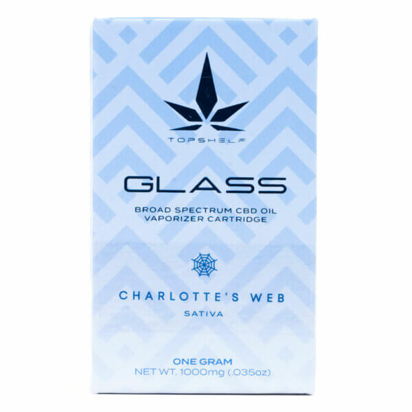 Topshelf Glass Cbd Cartridge Charlottes Web