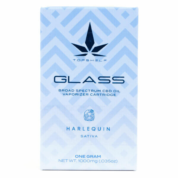 Topshelf Glass Cbd Cartridge Harlequin