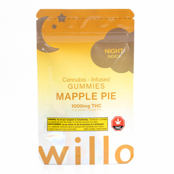 Willo-1000MG-THC-Gummies-Mapple-Pie
